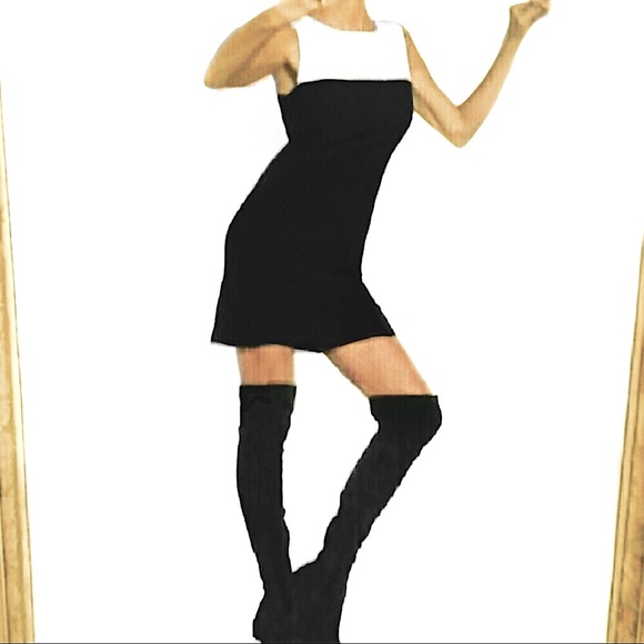 SEDUZIONE Dresses & Skirts - 🌸 SALE ENDS SUN 🌸 NEW SEDUZIONE Black & White Bodice Dress Made in Italy S-M-L